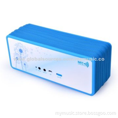 High-end Bluetooth Speaker with Handsfree and NFC Function with Customized Logos Display